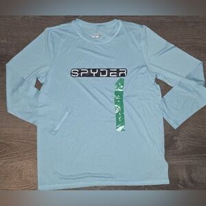 Spyder Sky Blue Long Sleeve Tee